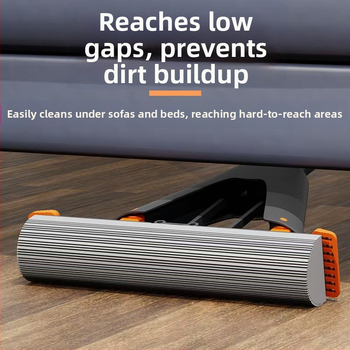 Kummist puuvillast põrandamopp, käed-vabad pesumopp, käsnmopp, majapidamise ühekordne puhastus 2024. aastal, uus vett imav kokkupandav laisk mopp