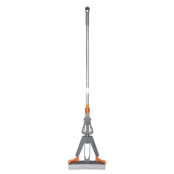 Kummist puuvillast põrandamopp, käed-vabad pesumopp, käsnmopp, majapidamise ühekordne puhastus 2024. aastal, uus vett imav kokkupandav laisk mopp