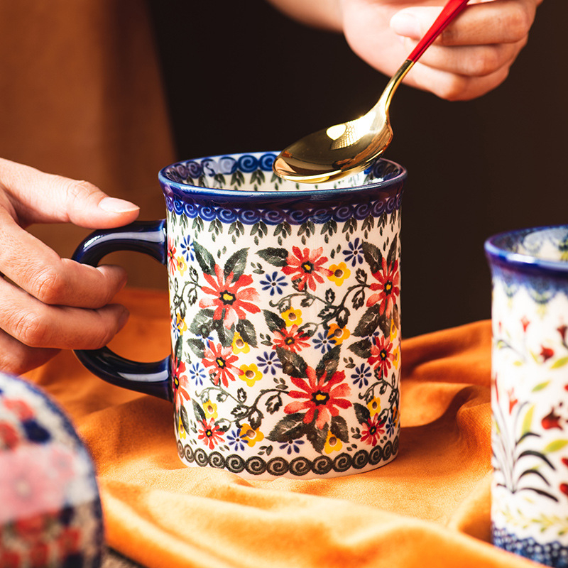 Poola keraamiline kruus Avaleht Amazon Paaritass Kohvitass Veetass Hommikusöögitass Teetass Kohvitass