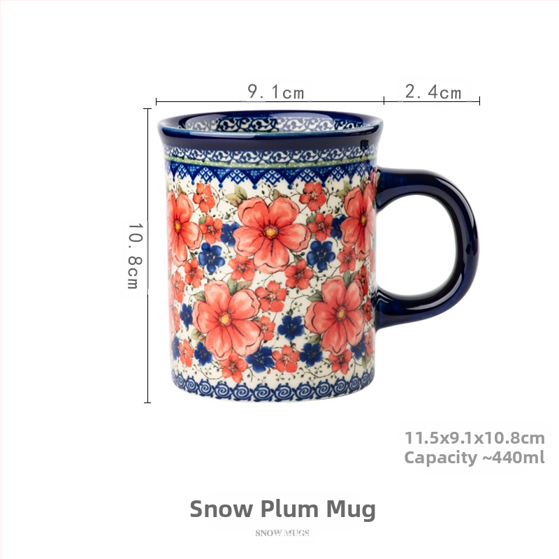 Poola keraamiline kruus Avaleht Amazon Paaritass Kohvitass Veetass Hommikusöögitass Teetass Kohvitass