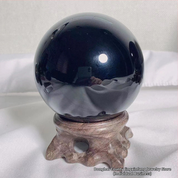Factory Direct dabiskie obsidiāna rotājumi oriģināls akmens pulēts melns kristāla lodīšu kristāla rūpnīcas vairumtirdzniecības īpašais piedāvājums ārzemju tirdzniecībai