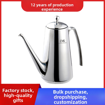 Italija JVS aliejaus puodas 304 nerūdijančio plieno aliejaus butelis Buitinis maistinis be aliejaus nepralaidus virtuvės aliejaus laikymo indas