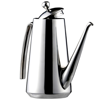 Italija JVS aliejaus puodas 304 nerūdijančio plieno aliejaus butelis Buitinis maistinis be aliejaus nepralaidus virtuvės aliejaus laikymo indas