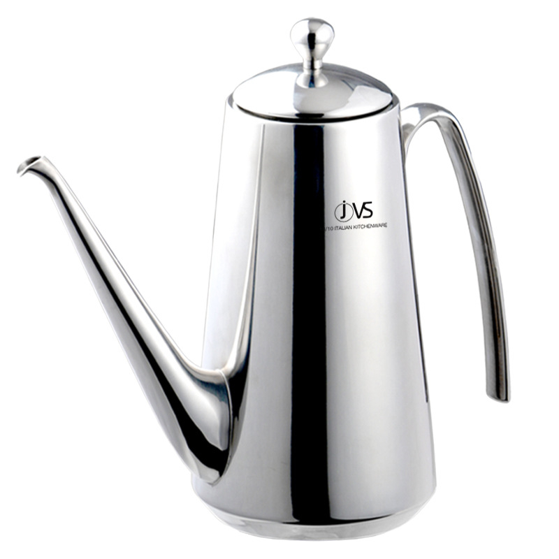 Italija JVS aliejaus puodas 304 nerūdijančio plieno aliejaus butelis Buitinis maistinis be aliejaus nepralaidus virtuvės aliejaus laikymo indas