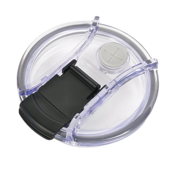 Прозрачна термо чаша с дръжка от 40 унции, запечатана, непропусклива изолация, здрав капак за кола с ключалка