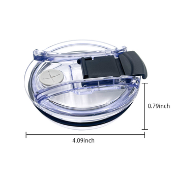 Прозрачна термо чаша с дръжка от 40 унции, запечатана, непропусклива изолация, здрав капак за кола с ключалка