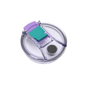 Прозрачна термо чаша с дръжка от 40 унции, запечатана, непропусклива изолация, здрав капак за кола с ключалка