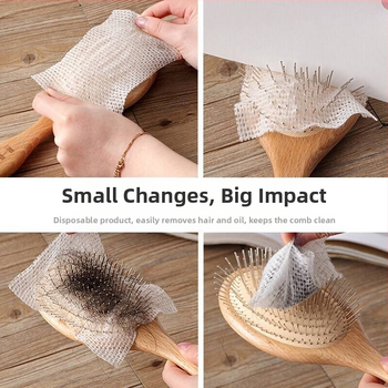 V45O õhkpadjaga kammpuhastusvõrk massaažipadjaga kamm juuksepuhastusvahend kammikaitsevõrk kaasaskantav puhastuspaber 50
