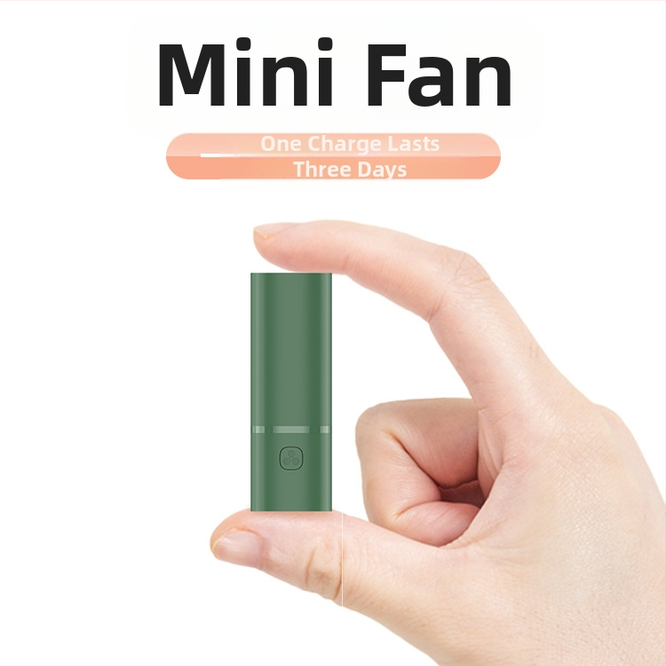 Kézi asztali kis ventilátor újratölthető, ultra csendes irodai diákosztályú mini hordozható, hordozható, nagy szél