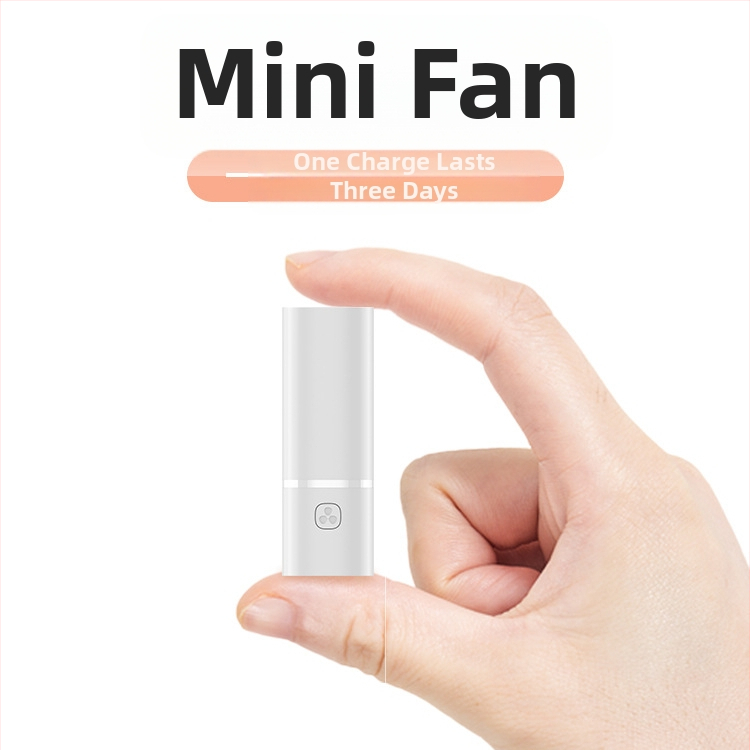 Kézi asztali kis ventilátor újratölthető, ultra csendes irodai diákosztályú mini hordozható, hordozható, nagy szél
