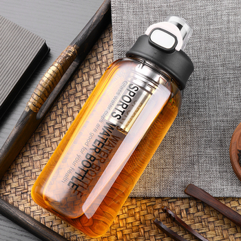 Vizespohár diákoknak Nagy színértékű, nagy kapacitású üveg férfiaknak és nőknek Nyári, nagy színértékű vizespohár hordozható, magas hőmérsékletnek ellenálló teáspohár