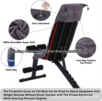 Tarpvalstybinis fitneso prakaitą sugeriantis rankšluostis, sportinės pagalvėlės rankšluostis, prakaitą valantis greitai džiūstantis rankšluostis, minkštas, sustorintas sportinis rankšluostis, didmeninė prekyba