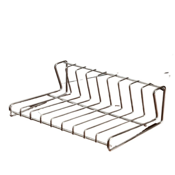 Ράφι αποστράγγισης πιάτων από ανοξείδωτο ατσάλι 304 για στέγνωμα πιάτων, Ράφι κοπής, Ράφι αποθήκευσης πιάτων κουζίνας 6-9 σχάρες