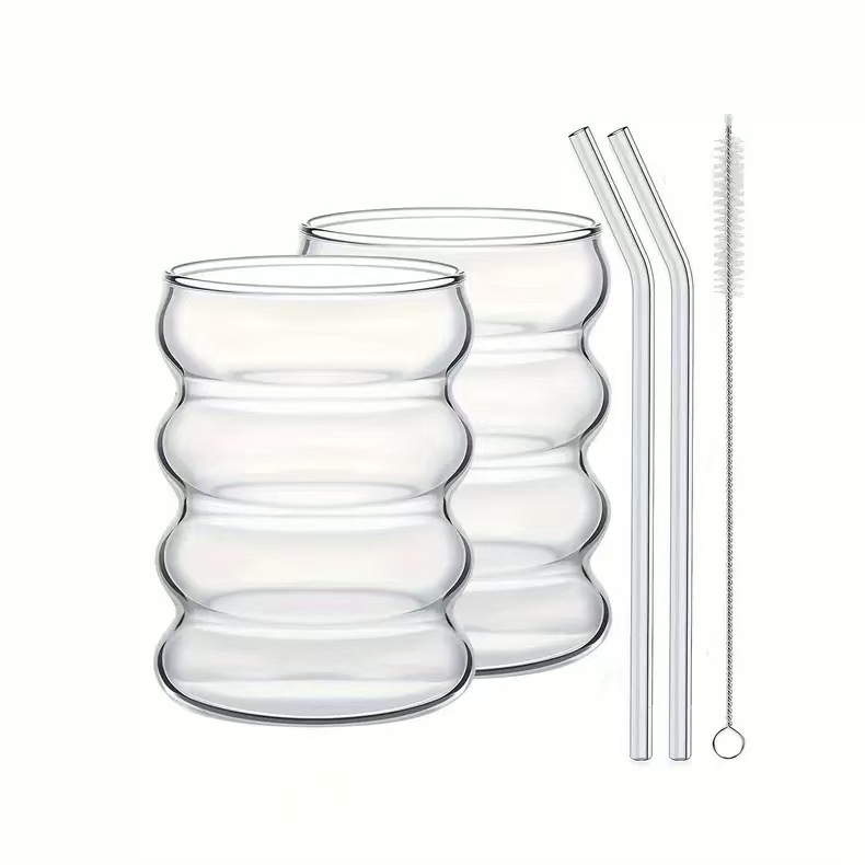 Hulgimüük lainepapist klaasist tass kohvipiima tass majapidamises mikrolaineahju küte armas röövik tass rõngas tass