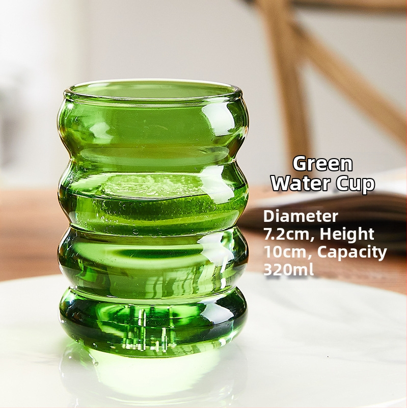 Hulgimüük lainepapist klaasist tass kohvipiima tass majapidamises mikrolaineahju küte armas röövik tass rõngas tass