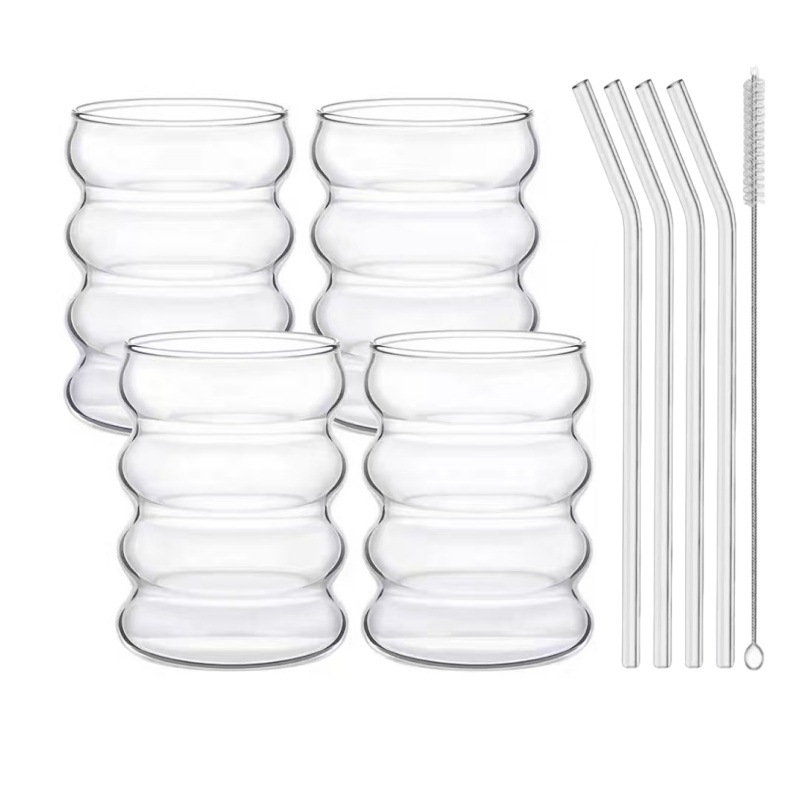 Hulgimüük lainepapist klaasist tass kohvipiima tass majapidamises mikrolaineahju küte armas röövik tass rõngas tass