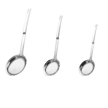 304 nerūdijančio plieno aliejaus grotelės nugriebtuvas aliejaus šaukštas sojų pieno filtro ekranas virtuvės kepimui buitinės sultys šlako sietelis mažas sietelis