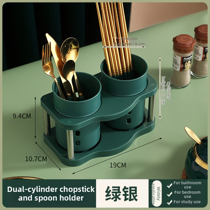 Populaarne noahoidja, söögipulkade toru, multifunktsionaalne köögiriiul, nugade ja kahvlite hoiuriiul