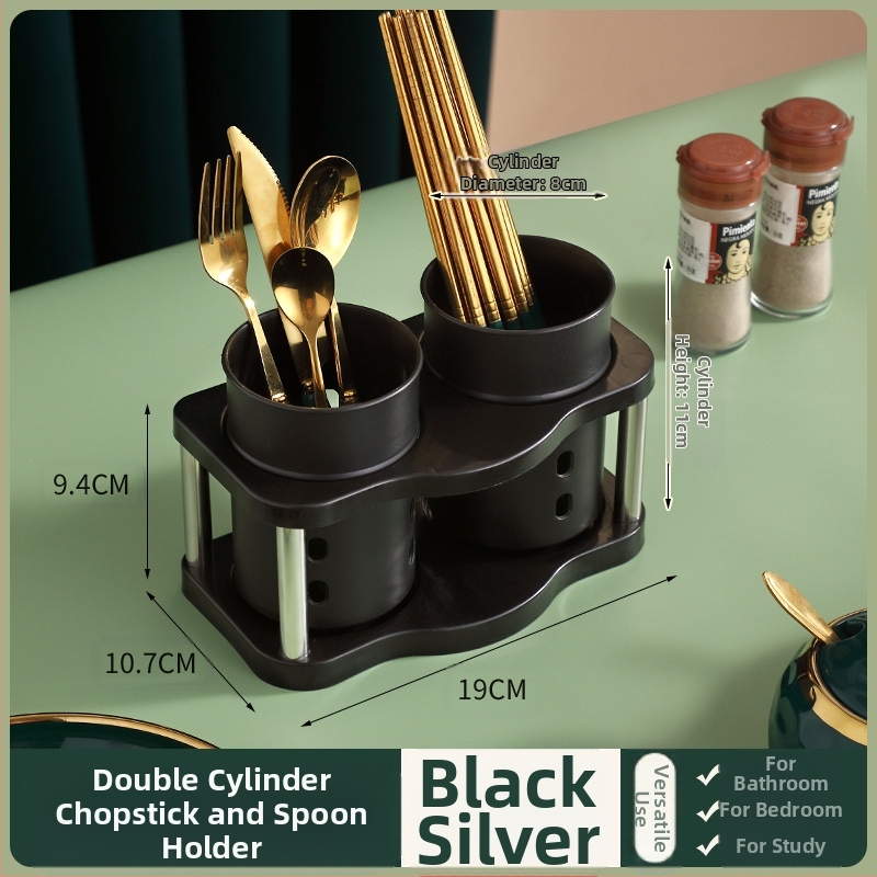 Populaarne noahoidja, söögipulkade toru, multifunktsionaalne köögiriiul, nugade ja kahvlite hoiuriiul