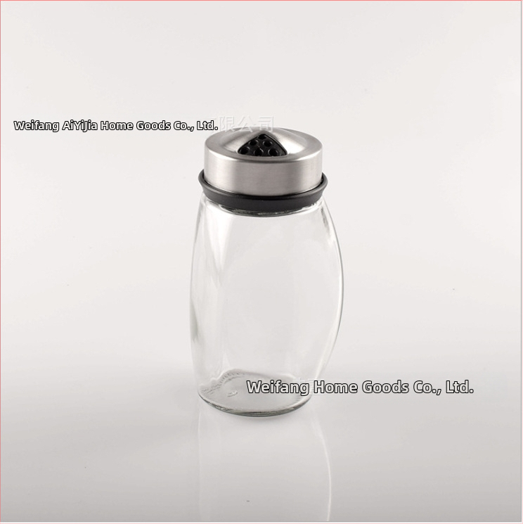 Virtuvės reikmenys Stiklinis prieskonių butelis Besisukantis rinkinys Nerūdijančio plieno prieskonių indelis Prieskonių indelis Prieskonių butelių stovas Prieskonių dėžutė