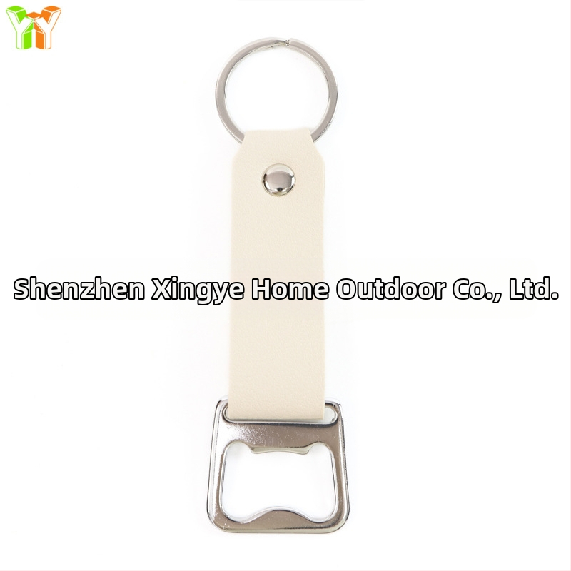 на склад преносим ключодържател за отварачка за бутилки, обикновен капак за бира, отвертка от неръждаема стомана, ръчен отварачка за бутилки за вино от изкуствена кожа