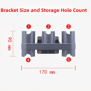 Подходящ за скоба за съхранение на всмукателна глава на прахосмукачка Dyson V6, стойка без отвори V7/V8, аксесоари без пирони с пет отвора V10/V11