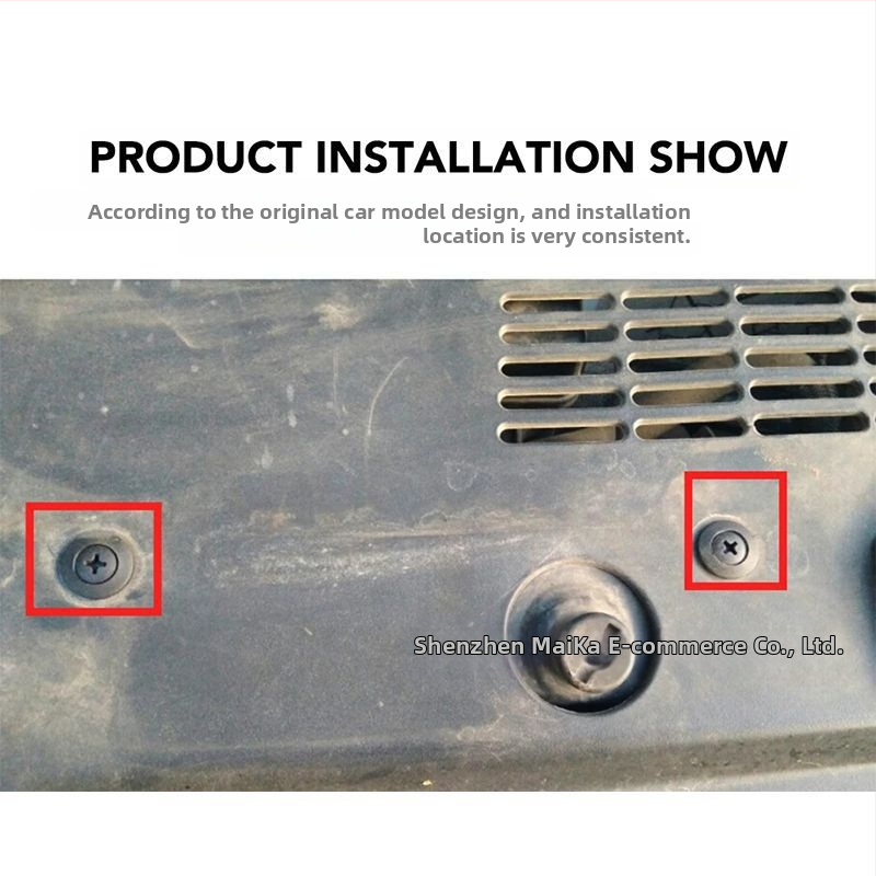 Универсална катарама за кола, вътрешна част на багажника, пластмасова скоба за разширяване на калника