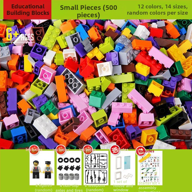 Australijos birių mažų dalelių statybiniai blokeliai, suderinami su įvairių prekės ženklų kūrybingais „pasidaryk pats“ darželio edukaciniais žaislais, birūs statybiniai blokeliai