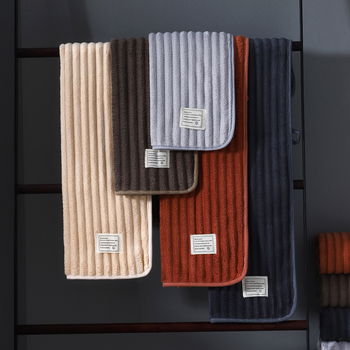 Naujas aksominis rankšluostis, minkštas, sugeriantis, koralų spalvos, aksominis rankšluostis, buitinis rankšluostis, rankšluostis, dovana rankoms, tarpvalstybinė didmeninė prekyba