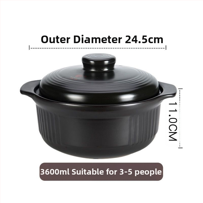 Kangshu keraamiline pajaroog supipott hautisepott majapidamise suure mahutavusega portselanist pott pudrupott lahtise leegiga otsepõletav kuumakindel gaasipott