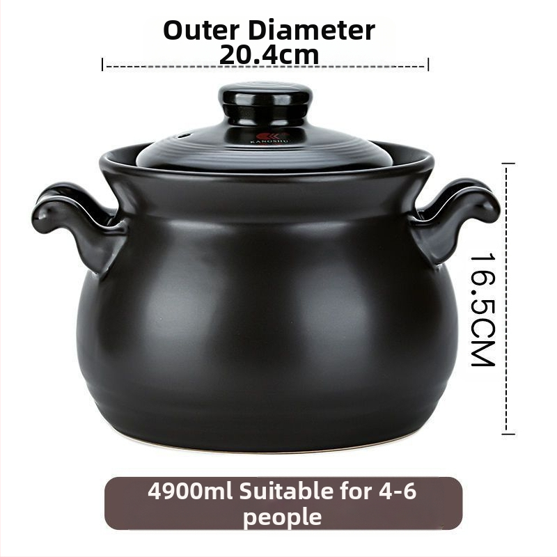 Kangshu keraamiline pajaroog supipott hautisepott majapidamise suure mahutavusega portselanist pott pudrupott lahtise leegiga otsepõletav kuumakindel gaasipott