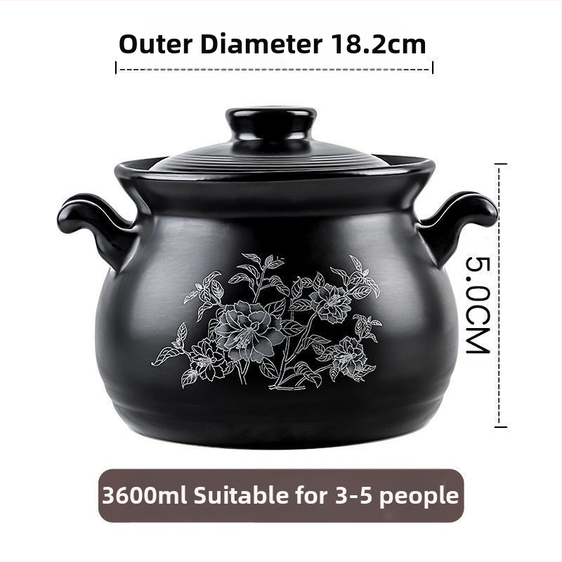 Kangshu keraamiline pajaroog supipott hautisepott majapidamise suure mahutavusega portselanist pott pudrupott lahtise leegiga otsepõletav kuumakindel gaasipott