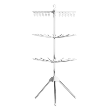 Hulgimüük beebikuivatusresti multifunktsionaalne puukujuline teisaldatav rõdupõranda käterätikuivati mitmekihiline beebikuivatusmähkmereeling