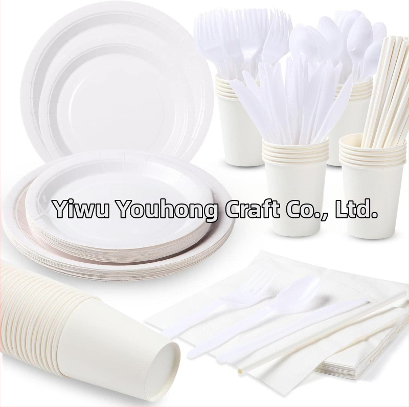 Niceparty удебелена монохромна хартиена чиния, костюм за еднократна употреба, чиния за вечеря, парти костюм, хартиена чиния за украса на рожден ден