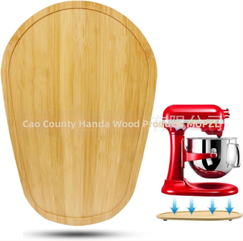 Bambusa blendera slīdnis koka blendera pamatne sadzīves tehnikas pamatnes paplāte vienkāršs koka bīdāms statīvs