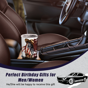 Piiriülene UV-trükk 20oz kahekihiline roostevabast terasest pihustatav plastist autoisolatsiooniga autokruus õllekruus õues kasutamiseks mõeldud jääkruus