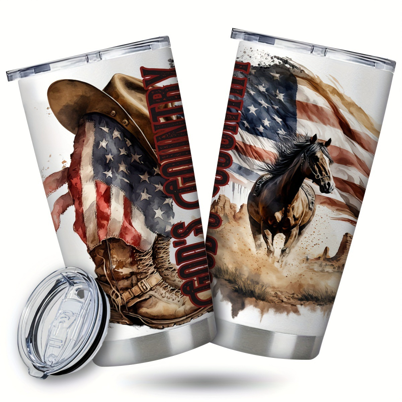 Piiriülene UV-trükk 20oz kahekihiline roostevabast terasest pihustatav plastist autoisolatsiooniga autokruus õllekruus õues kasutamiseks mõeldud jääkruus