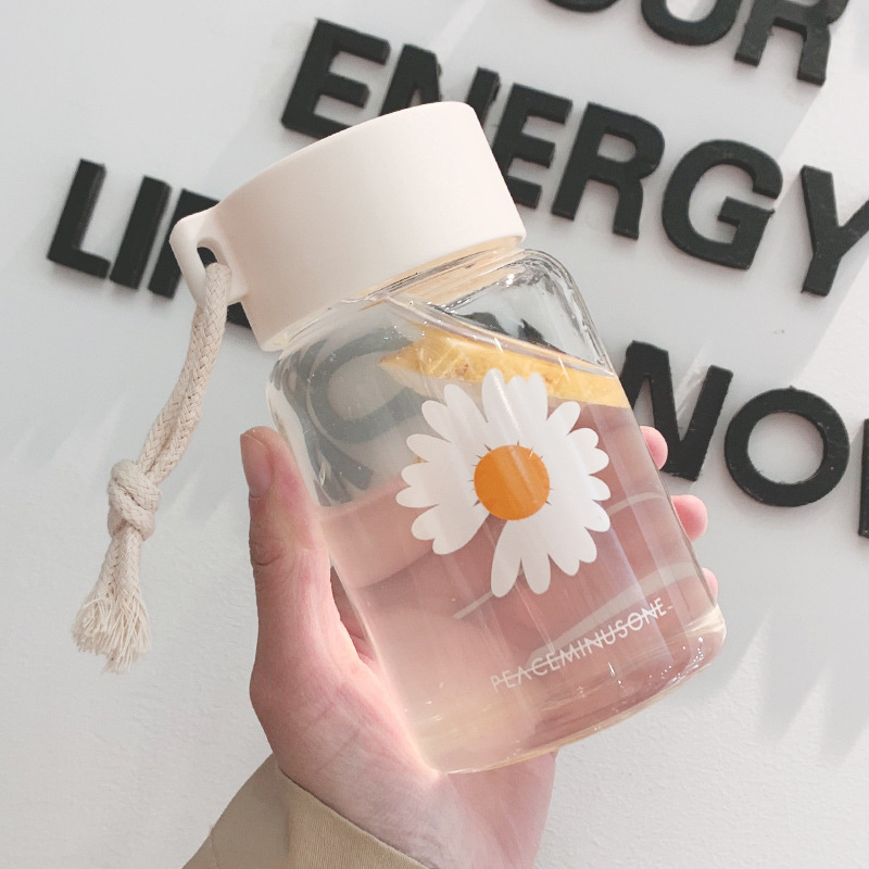 Чаша за вода за жени, матирано стъкло, семпла, свежа, сладка, преносима, креативна, персонализирана, модерна чаша за момиче Мори