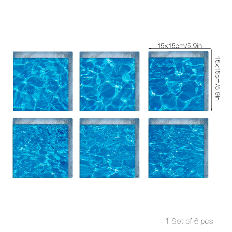 „Funlife“ kūrybingi 3D imitacijos trimačiai vonios lipdukai, gofruoti sienų lipdukai, neslystantis kilimėlis, vandeniui atspari ruoželinė plėvelė, Baths009