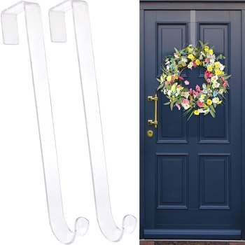 Naujas permatomas kabliukas girliandai, permatomas kabliukas garažui, permatomas kabliukas durims