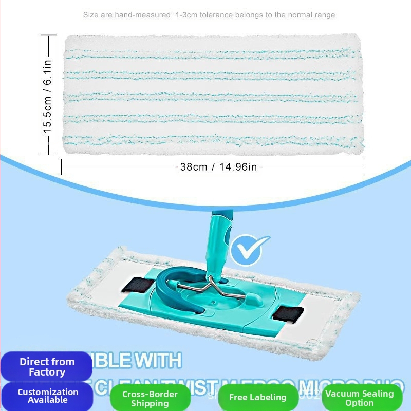 Kompatibilné s náhradnými podložkami na mop Leifheit Cleantwistmergo na mokré aj suché čistenie, odnímateľné a umývateľné