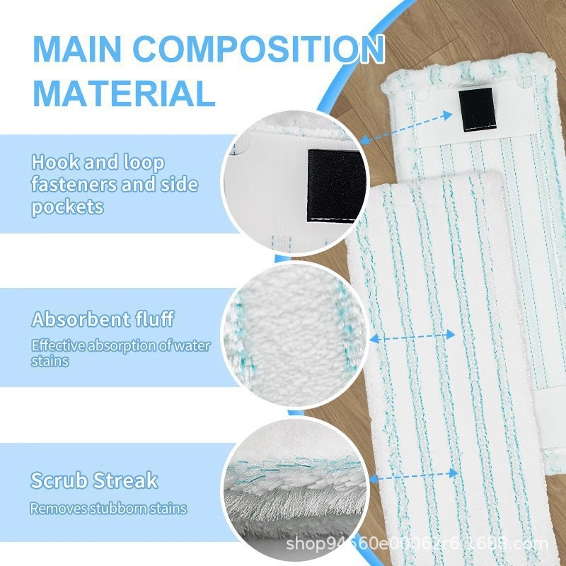 Συμβατό με τα ανταλλακτικά μαντηλάκια σφουγγαρίστρας Leifheit Cleantwistmergo για υγρή και στεγνή σφουγγαρίστρα, αποσπώμενα και πλενόμενα