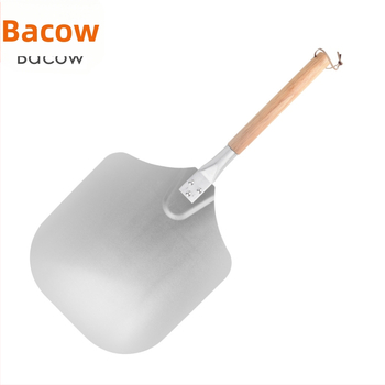 Küpsetusriistad eemaldatava käepidemega spiraalmustriga 12-tolline pitsalabidas alumiiniumist labidas pitsaülekandelabidas puidust käepidemega pitsalabidas