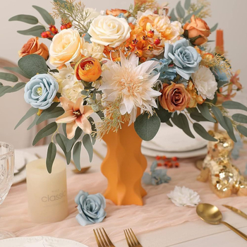 Karštai parduodama dirbtinių gėlių dėžutė gimtadienio piršlyboms, gėlių galvos juosta su koteliu, vestuvinė nuotakos puokštė, atmosferos kompozicijos dekoravimo gėlių puokštė