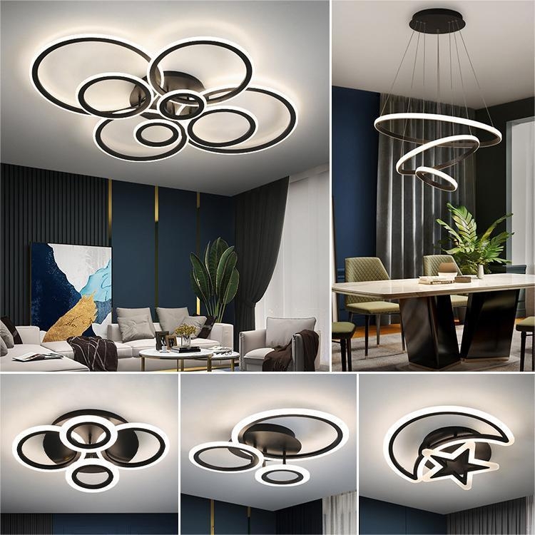 Mājas viesistabas lampa guļamistabas lampa vienkārša moderna LED griestu lampa radošs apgaismojums personalizēta istabas iepakojuma lampa