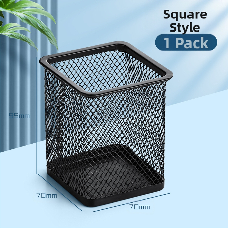 Daudzfunkcionāls metāla pildspalvu turētājs ar lielu ietilpību pildspalvu turēšanai studentu kancelejas preču pildspalvu turētājs pildspalvu turētāja glabāšanai radošiem biroja piederumiem