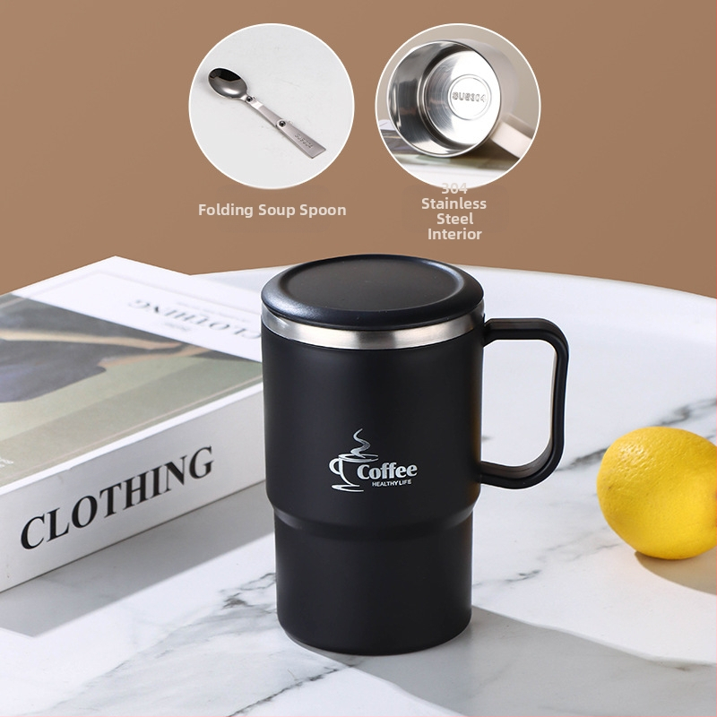 Piiriülene kuummüügis kruus, väärtuslik õlgtass, roostevabast terasest kohvitass, kaasaskantav mugav tee- ja veeeralduskruus