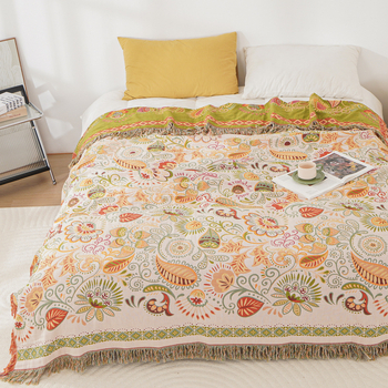 Naujas aukštos klasės sutirštintas medvilninis marlės rankšluostis, viengulė lova, daugiafunkcis marlės užklotas