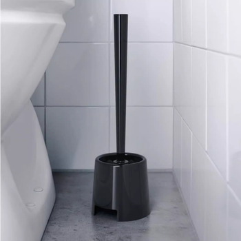 „Bemun“ tualetinis šepetys ir šepečių dėžutė, buitinis minkštų plaukų tualetinis šepetys, juodas, baltas klinkerio valymo šepetys, kostiumas