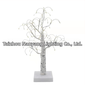 Tiesioginis gamyklinis tarpvalstybinio „Amazon“ LED kūrybinio vario vielos beržo medžio gipsofilos tinklo raudonos namų dekoracijos naktinės lemputės tiekimas